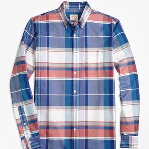 Madras Supima® Cotton Oxford Sport Shirt Size Large w/ Pocket NWT